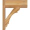 Ekena Millwork Olympic Block Rough Sawn Outlooker, Western Red Cedar, 8"W x 20"D x 24"H OUT08X20X24OLY05RWR - alternate 3